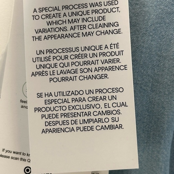 Calvin Klein Jeans Short Sleeve Collared Button Down Shirt - Light Blue - size M - Picture 10 of 12